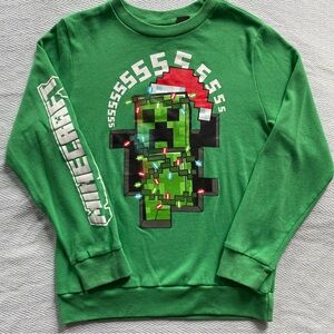 Minecraft Christmas Sweater (Kids L)